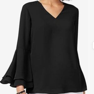 Alfani Bell-Sleeve Blouse